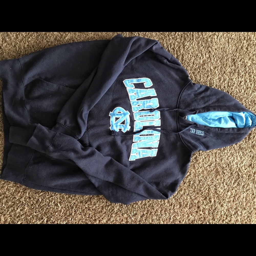 Blue hoodie